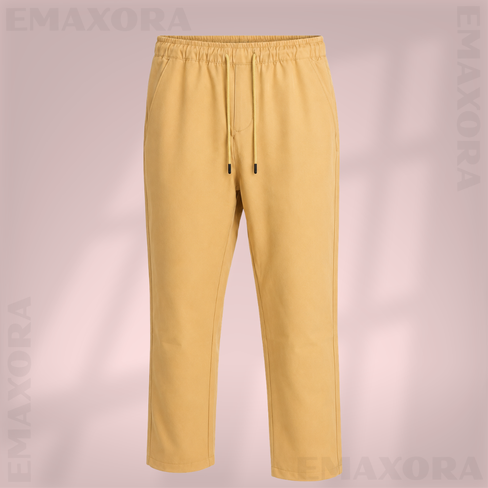 প্যান্টট্রাউজার (1) PULL&BEAR (Mustard Yellow) - Image 1