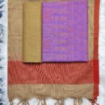 Aarong Slab Cotton Screen Print (Purple)