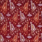 Aarong Slab Cotton Screen Print (Maroon) - Image 2