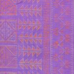 Aarong Slab Cotton Screen Print (Purple) - Image 2