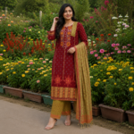 Readymade Butix Three Piece (Maroon)